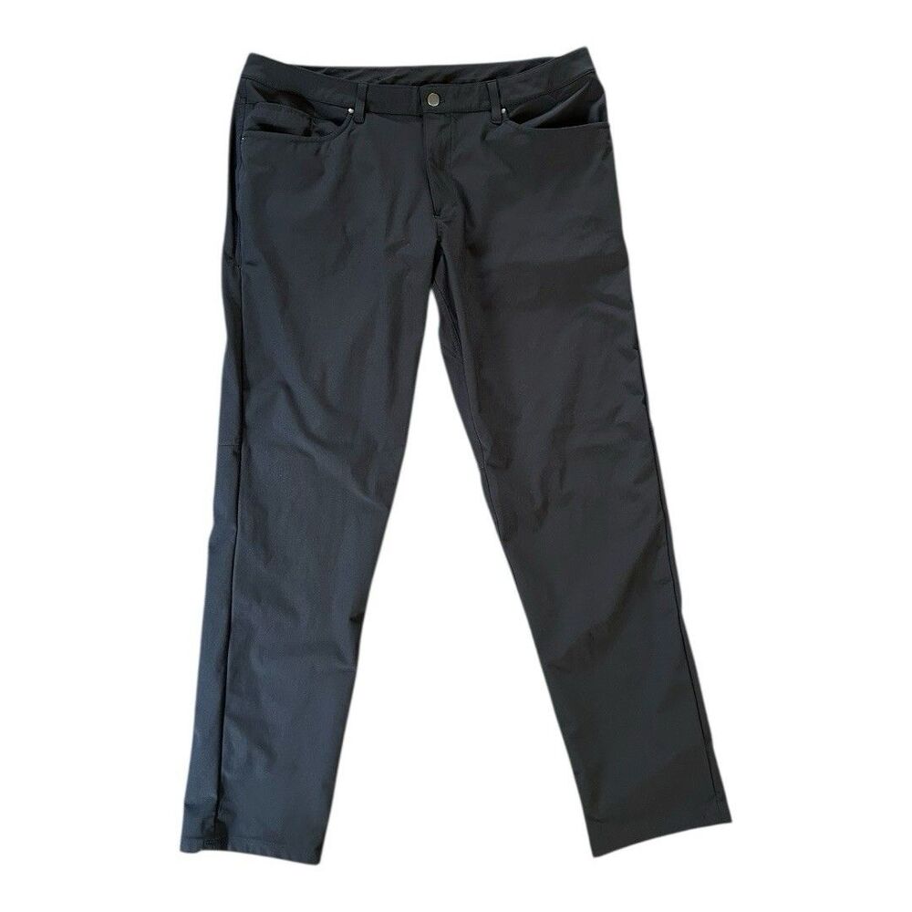 Lululemon ABC Classic-Fit 5 Pocket Pant Men's 38x33 Warpstreme Stretch Dark Gray